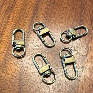 Bronze Swivel Snap Hook Lobster Clasp Charm Hooks